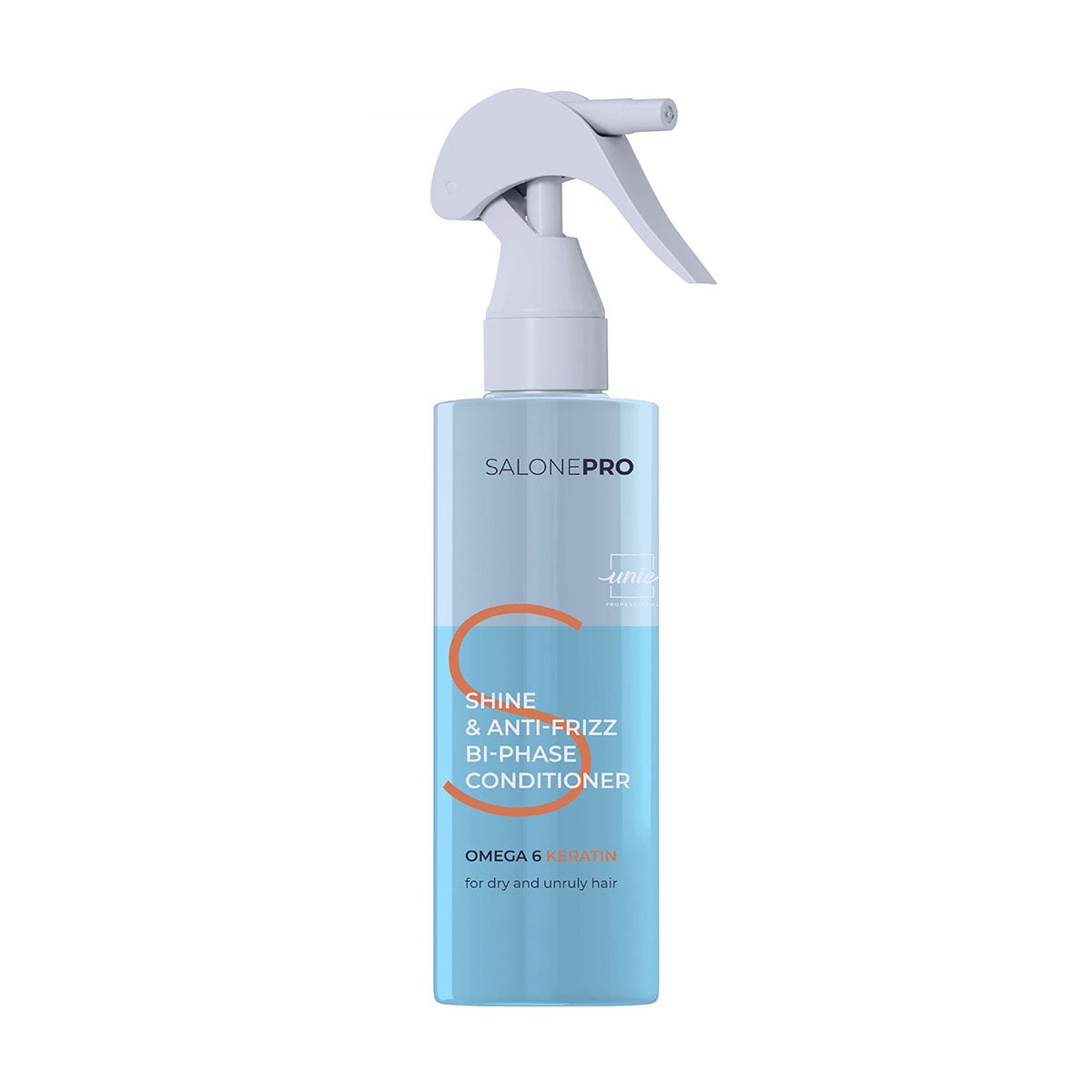 Двофазний кондиціонер для волосся Unic Salone Pro Shine &amp; Anti-Frizz Bi-Phase Conditioner, 400 мл